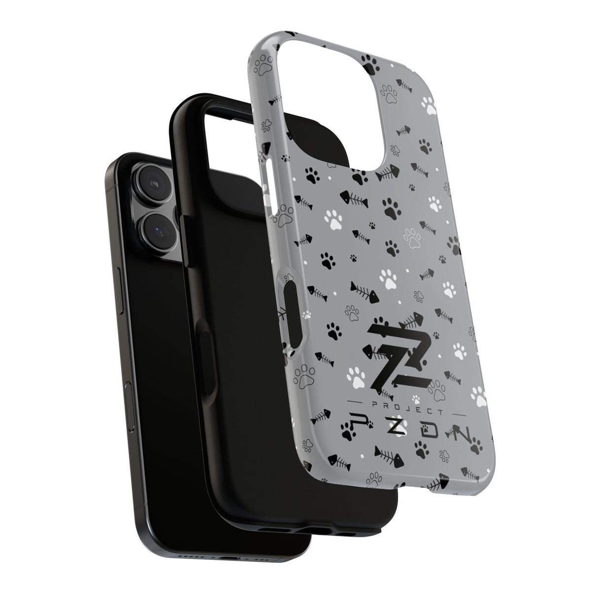 Black And Grey Project PZDN Phone Case