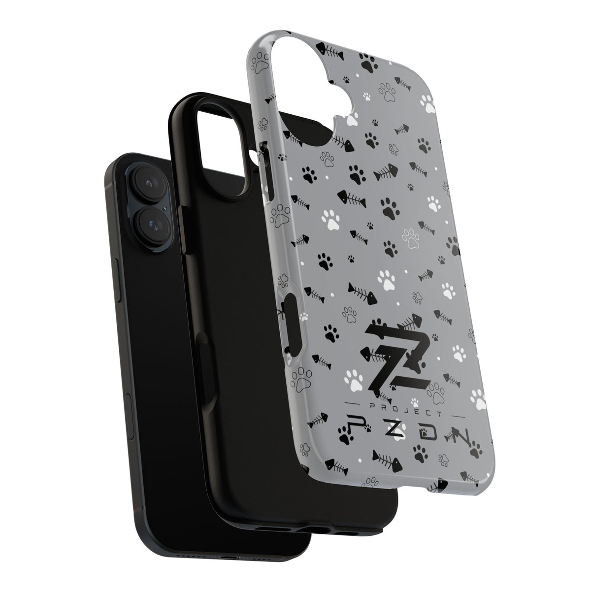 Black And Grey Project PZDN Phone Case