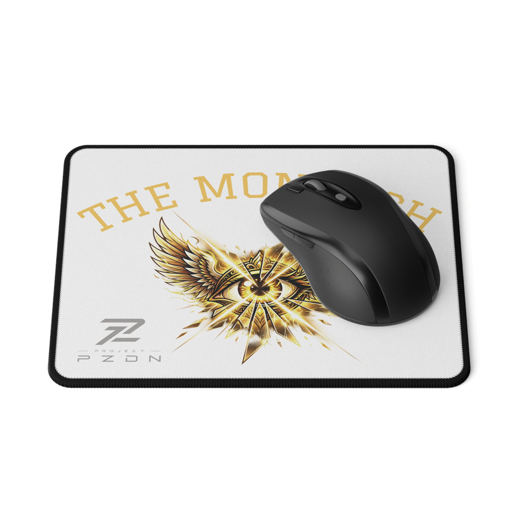 The Monarch Gold Emblem Gaming Mouse Pad — Non-Slip Desk Mat
